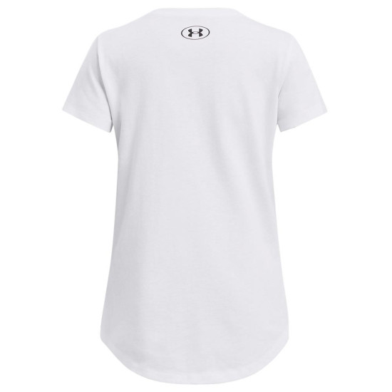 Under Armour Παιδική κοντομάνικη μπλούζα Girls' Colorblock Big Logo SS T-Shirt Under Armour Παιδική κοντομάνικη μπλούζα Girls' Colorblock Big Logo SS T-Shirt